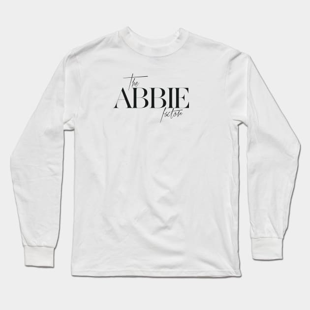 The Abbie Factor Long Sleeve T-Shirt by TheXFactor